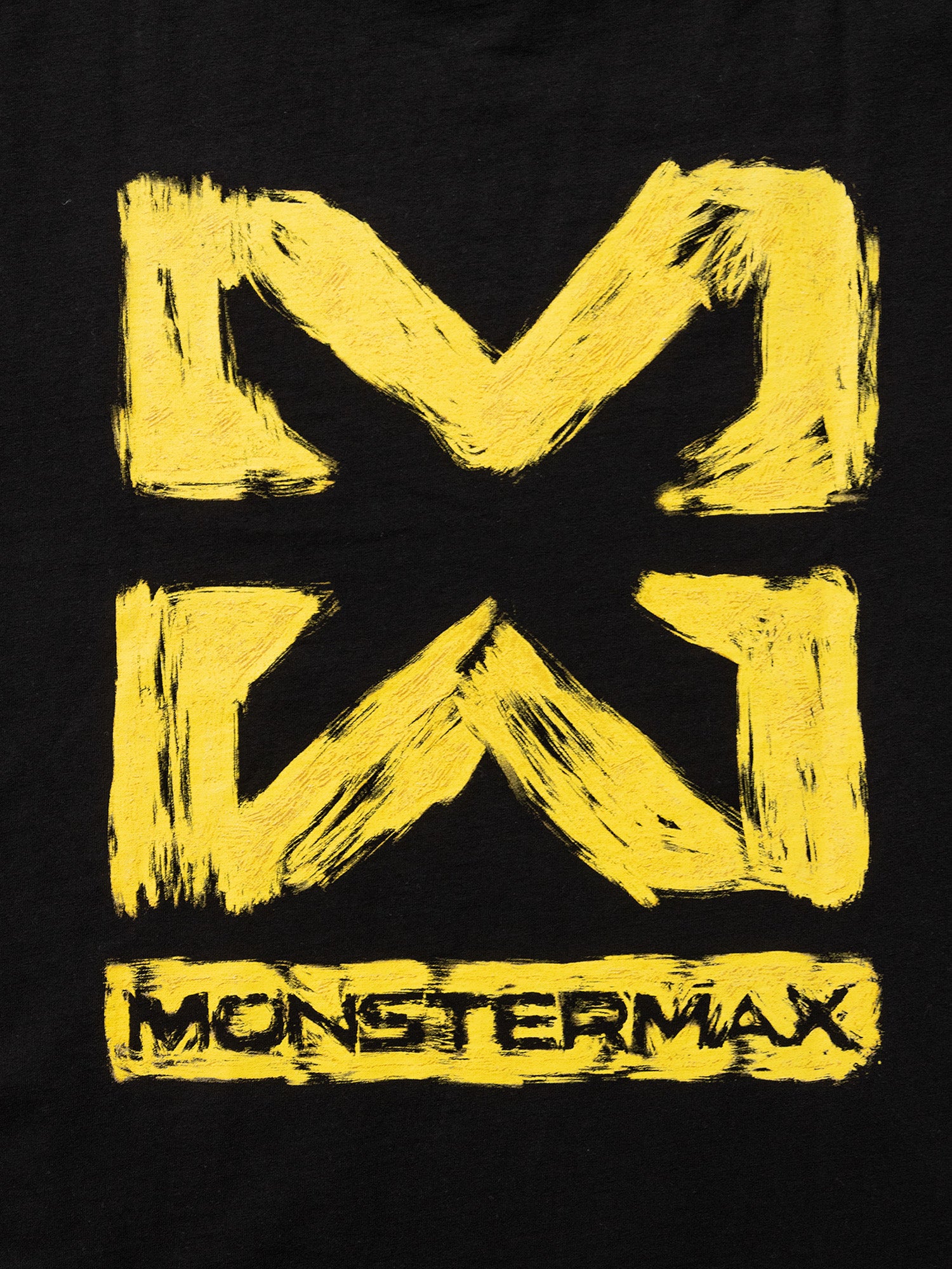 PAINTED LOGO BLACK LONG SLEEVE