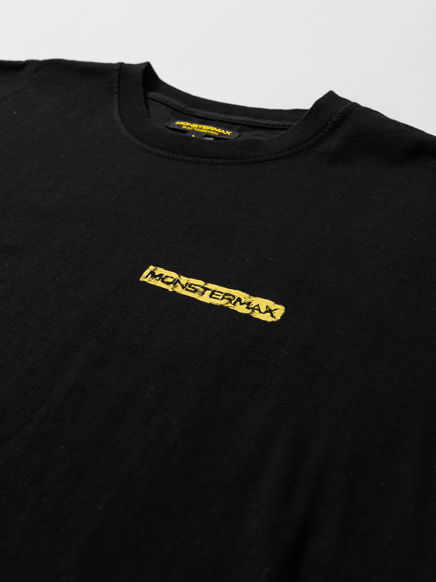 PAINTED LOGO BLACK LONG SLEEVE