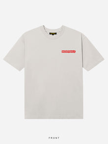 PAINTED LOGO WHITE TEE